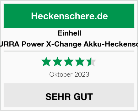 Einhell ARCURRA Power X-Change Akku-Heckenschere Test