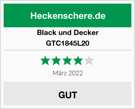 Black und Decker GTC1845L20 Test