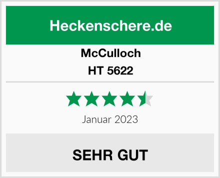 McCulloch HT 5622 Test