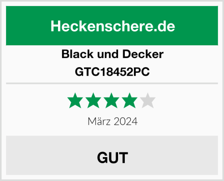 Black und Decker GTC18452PC Test